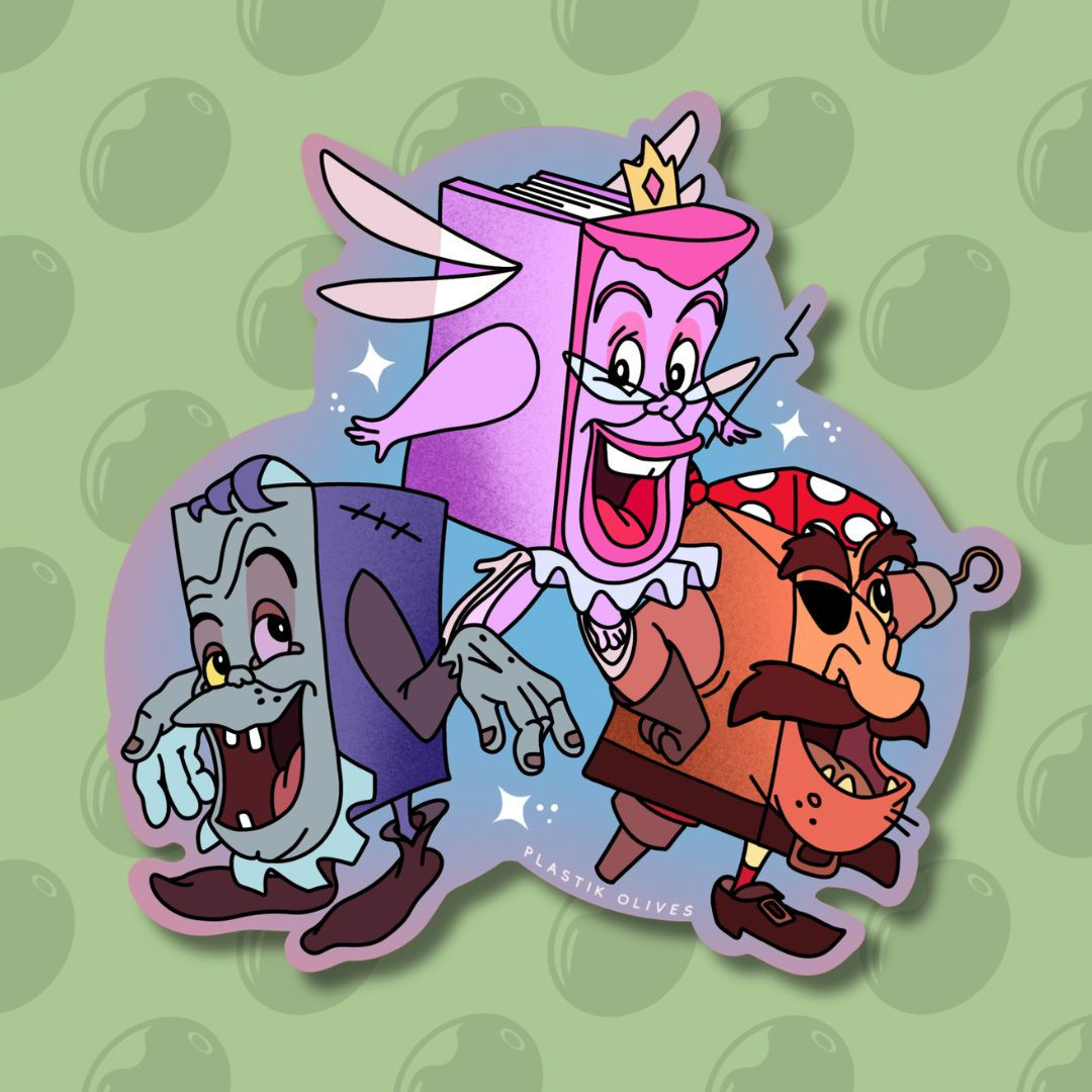 Pagemaster Sticker