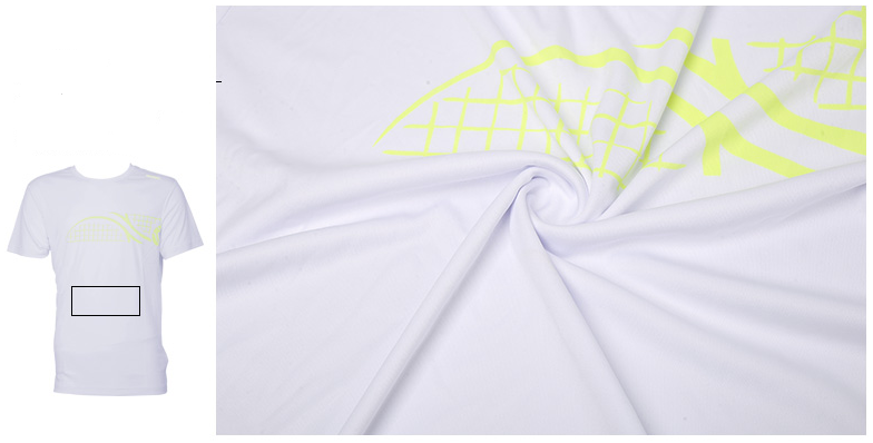 Thumbnail: Men's Short-Sleeved T-Shirt - WHITE