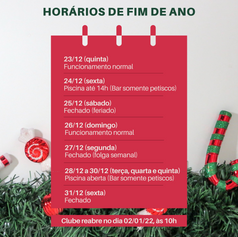 Agenda de fim de ano