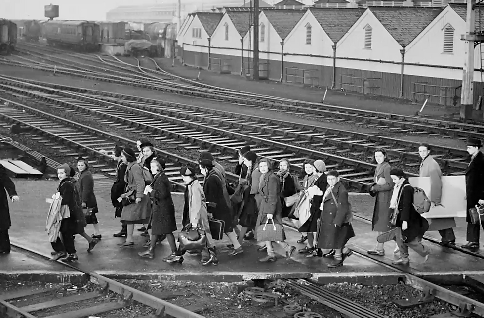 Jewish refugee children that were part of Kindertransport from Germany, Great Britain, December 2, 1938 (Credit: United States Holocaust Memorial Museum)