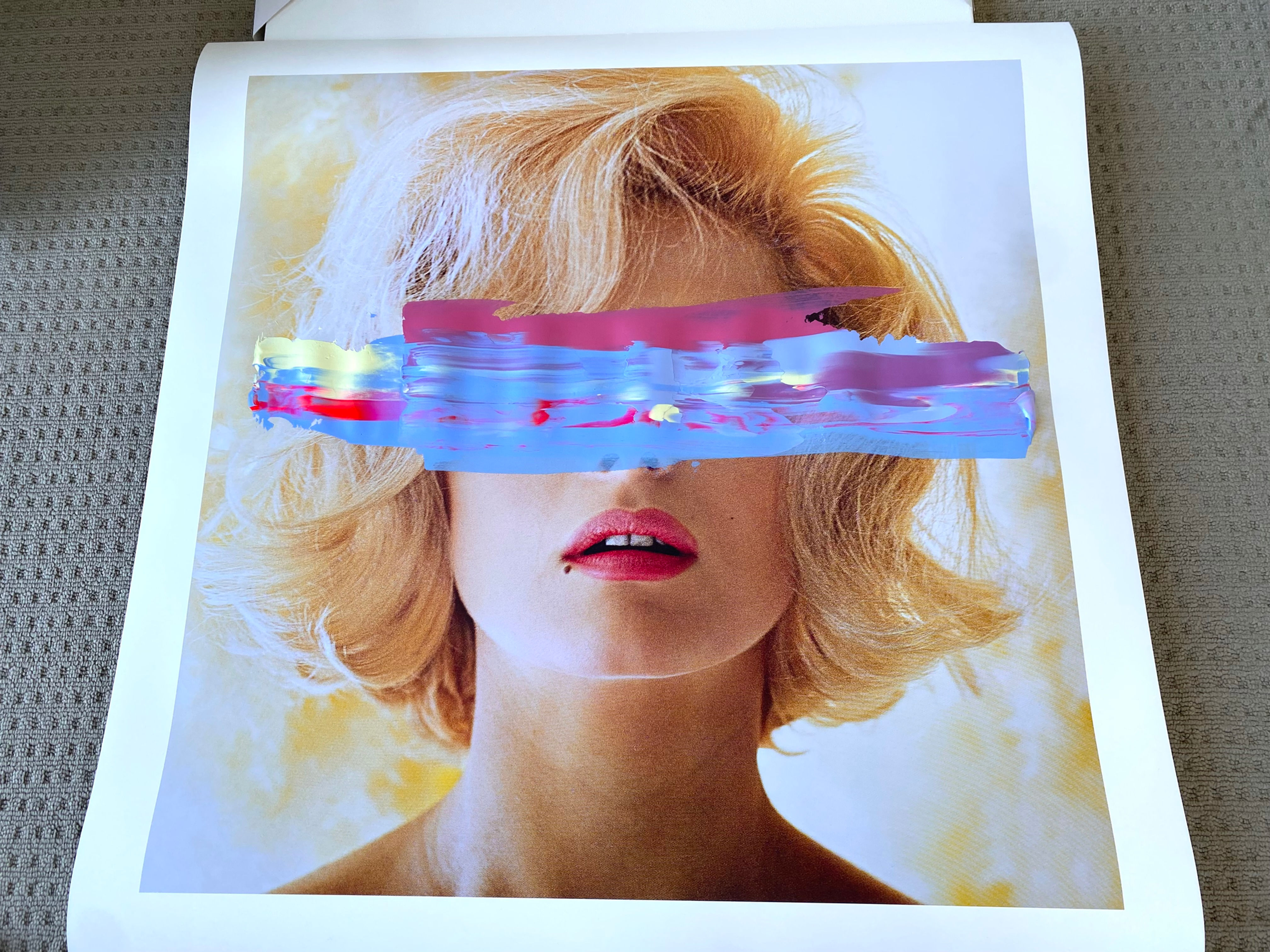 Not Marylin #6 (Pink & Blue), 2023