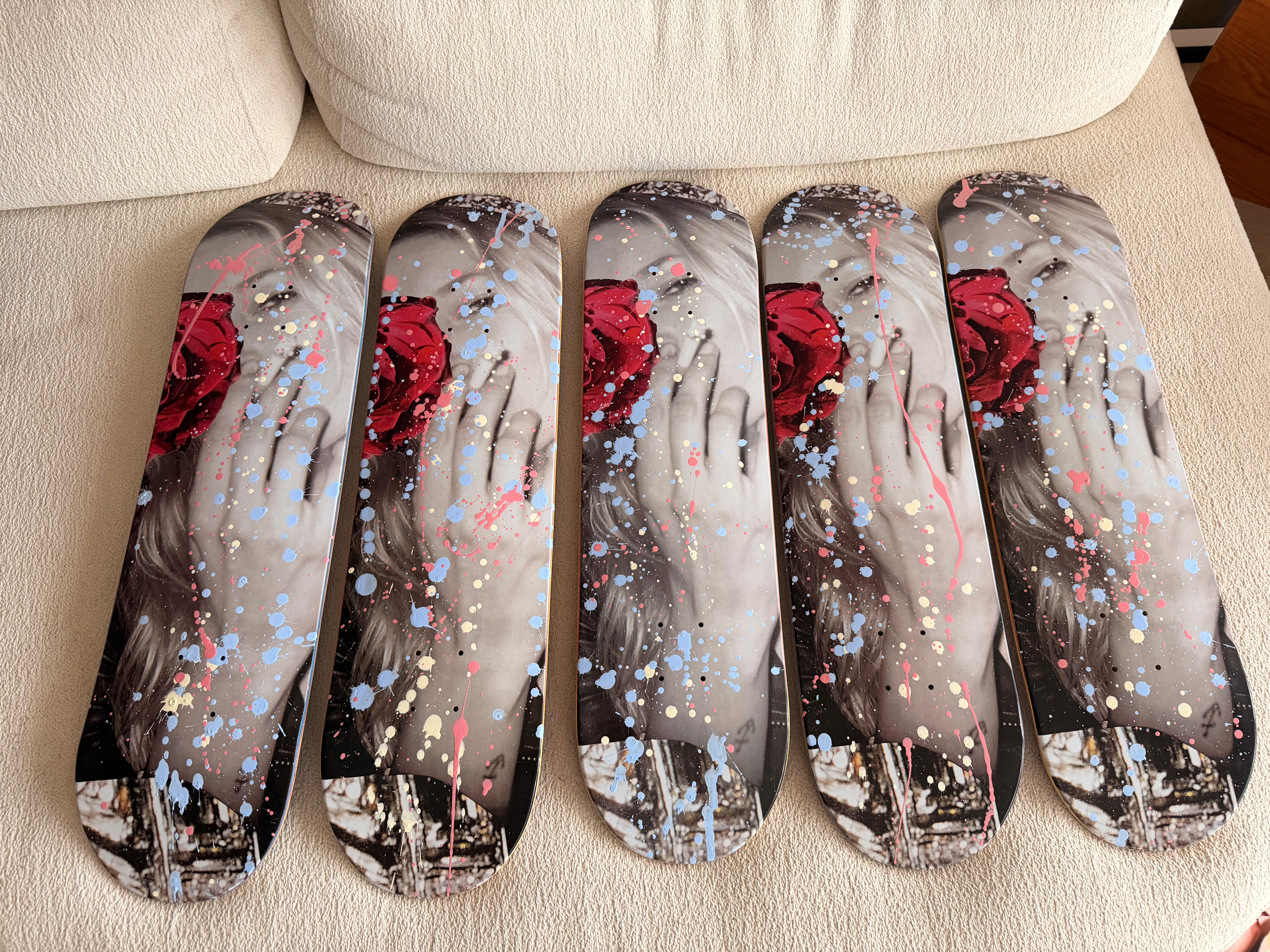 English Rose Splash, 2025 (#1-5)