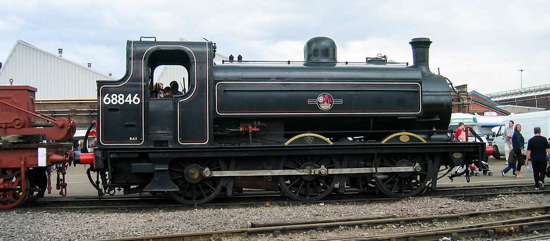 GNR/BR Class J52 0-6-0PT No 68846 on display at Doncaster Works Open Day on 27 July 2003.