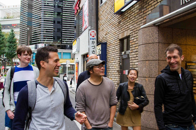 Walking and Talking on a Ramen Tour
