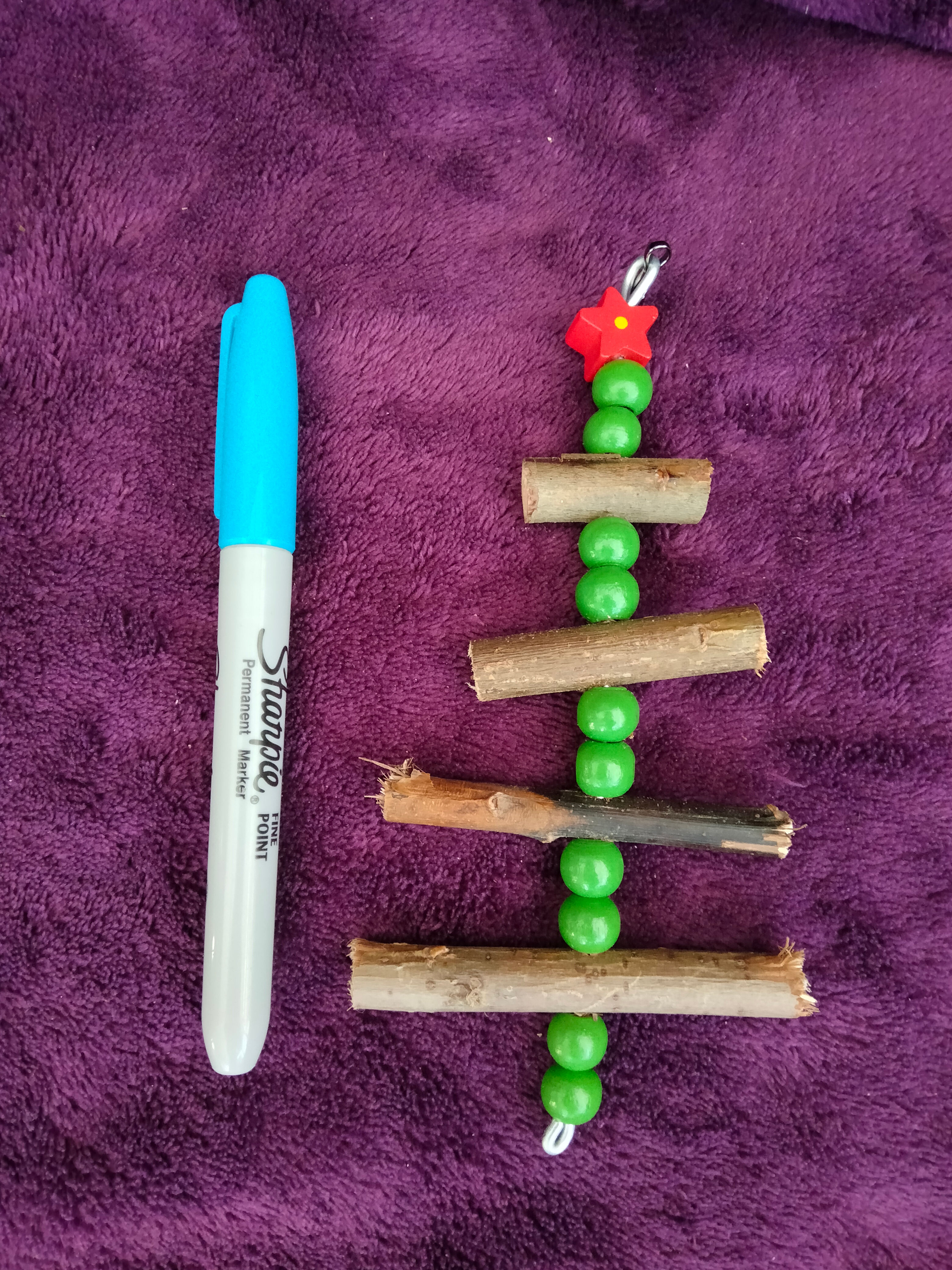 Offcut Beaded Willow Tree