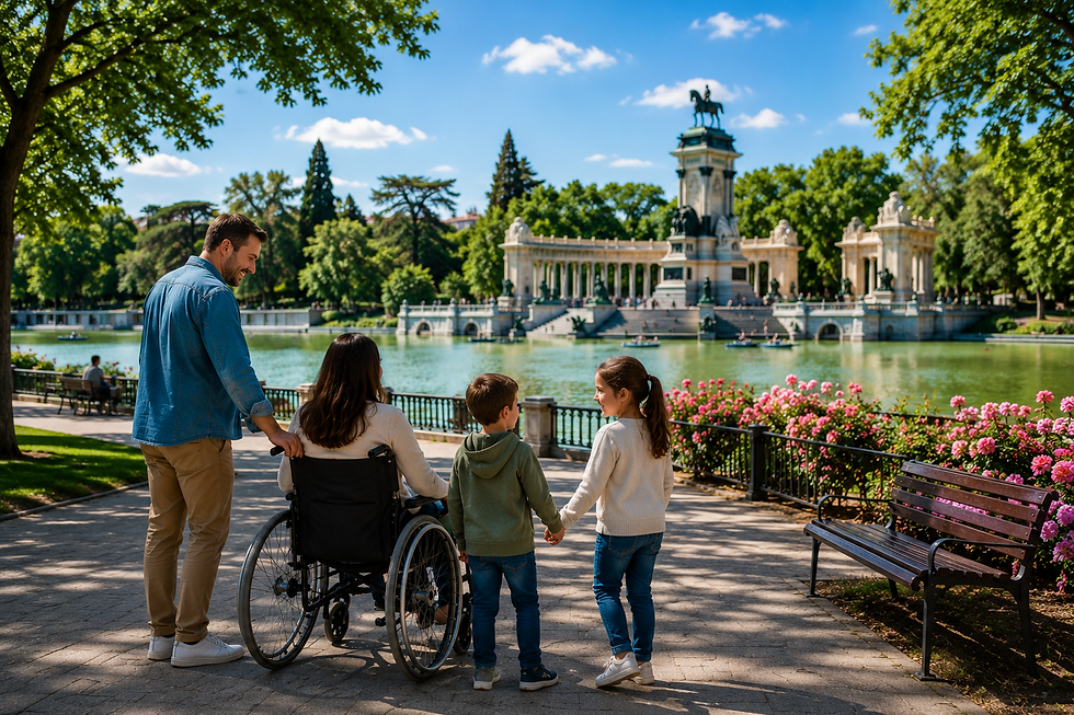 Los mejores parques de Madrid para personas con movilidad reducida
