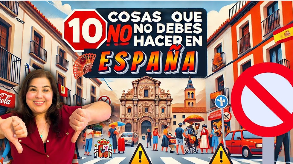 🚫 10 cosas que NO debes hacer en España | ¡Evita estos errores!