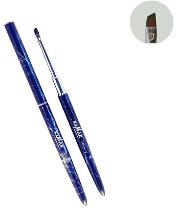 Pennello professionale Oblique 2 e sfera detaglio punta pennello KAMAK