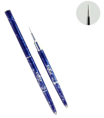 Pennello professionale Liner 7 mm e sfera detaglio punta pennello KAMAK