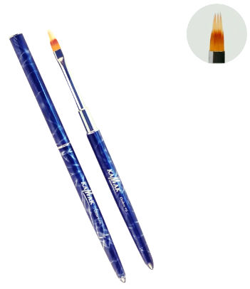 Pennello professionale Ombre 6 e sfera detaglio punta pennello KAMAK