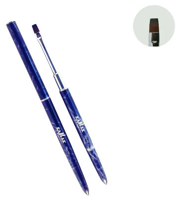 Pennello professionale Flat 6 e sfera detaglio punta pennello KAMAK