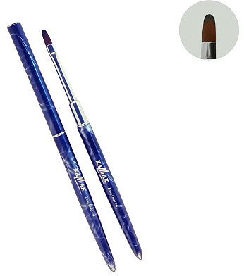 Pennello professionale Long Oval e sfera detaglio punta pennello KAMAK