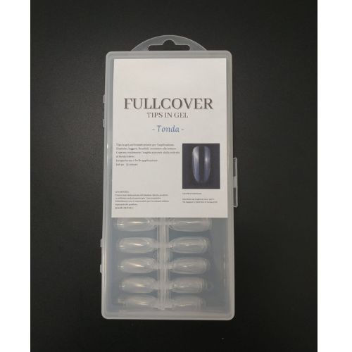 fullcover tips in gel mandorla in scatola