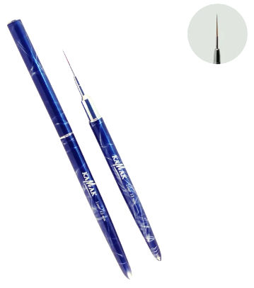 Pennello professionale Liner 13 mm e sfera detaglio punta pennello KAMAK