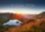 Titelbild Allgäu Kalender 2026 mit Sonnenuntergang über dem Schrecksee im Allgäu