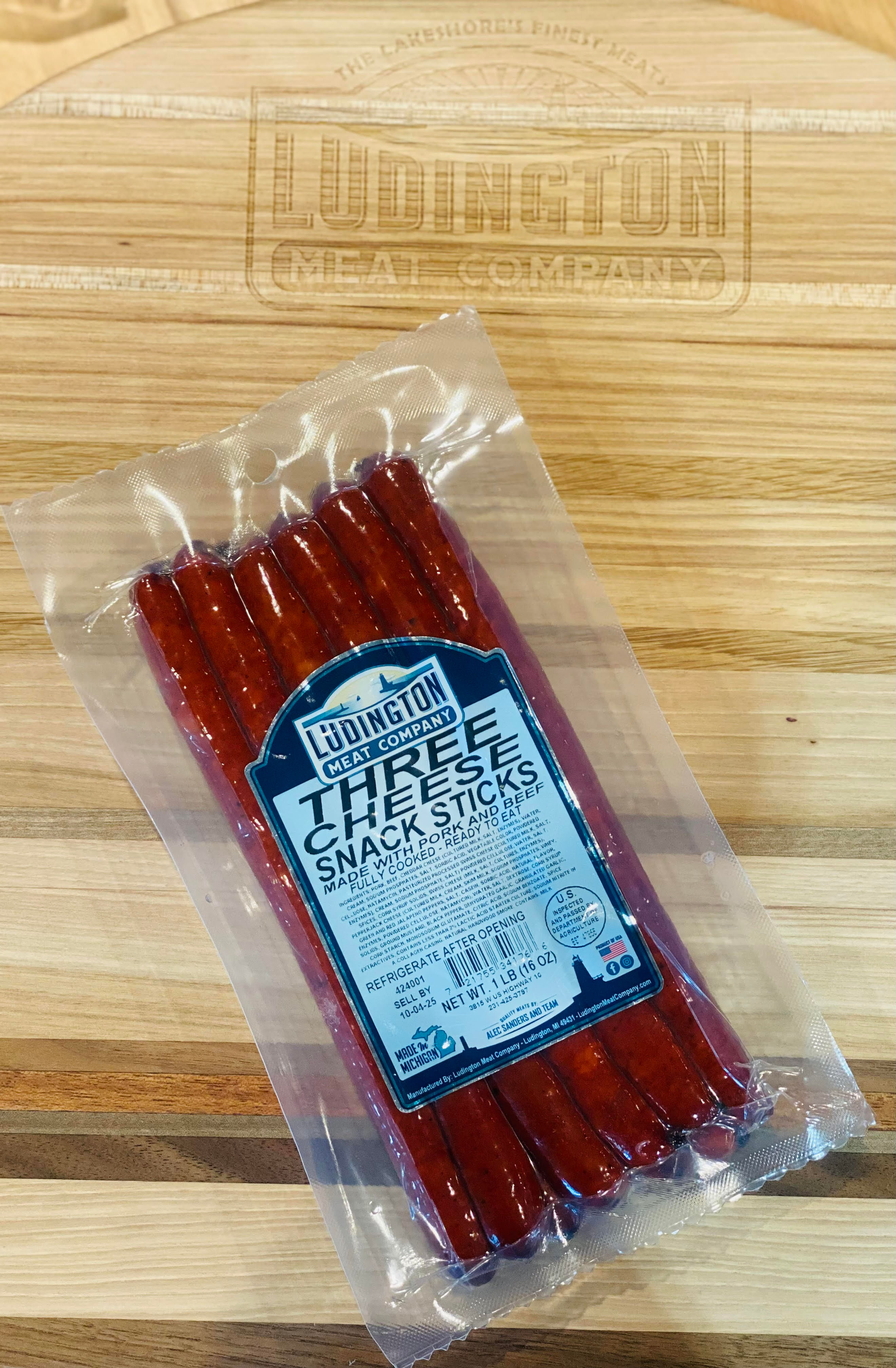 Three Cheese Snack Sticks