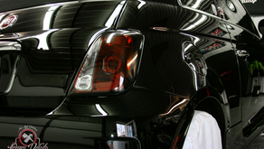 Fiat 500 Abarth full paint correction & glass paint coating