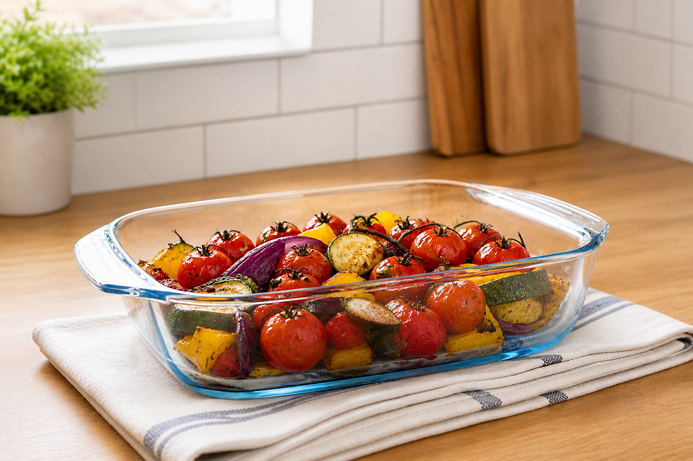 Thumbnail: Pyrex 2 litre glass oven dish rectangular baking tray heat resistant cookware