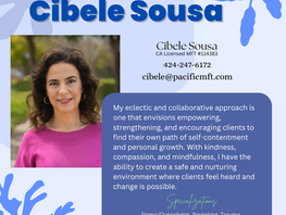 💡 Therapist Spotlight: Cibele Sousa, LMFT