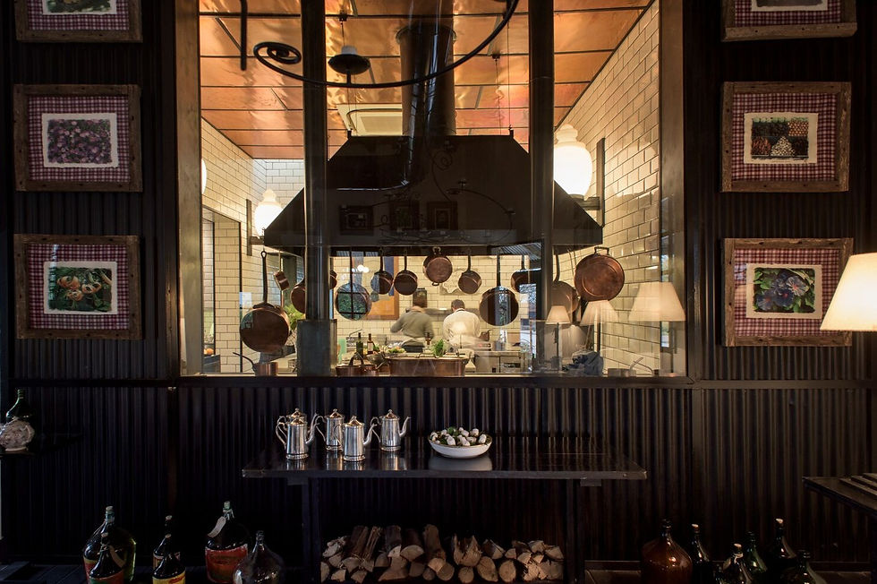 In this remote, rural Uruguayan village, world-renowned Argentine chef Francis Mallmann, who is as famous for creating an empire around natural, open-air grilling as he is for his eccentric culinary persona, decided to open a hotel and restaurant. Like any Mallmann venture, it brings the heat. Menu items like "bread on the coals" and "burnt fruits" are a testament to his particular style of cooking, in which fire — the earth oven, grill, and fire stoves in the kitchen all burn wood — is used to bring out every ingredient's strongest and most natural flavors. The hotel, in what used to be Garzón's general store, resembles a quaint, provincial country home. And, yes, every room has its own fireplace, too. In this carnivore country you should try the ribeye with chimichurri and domino potatoes, tomato, and scallion on the coals.