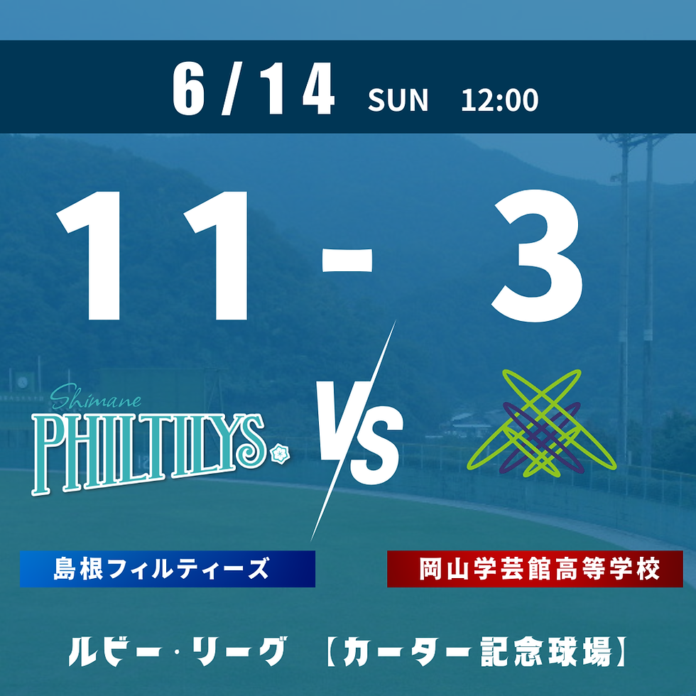 【6月14日試合結果】