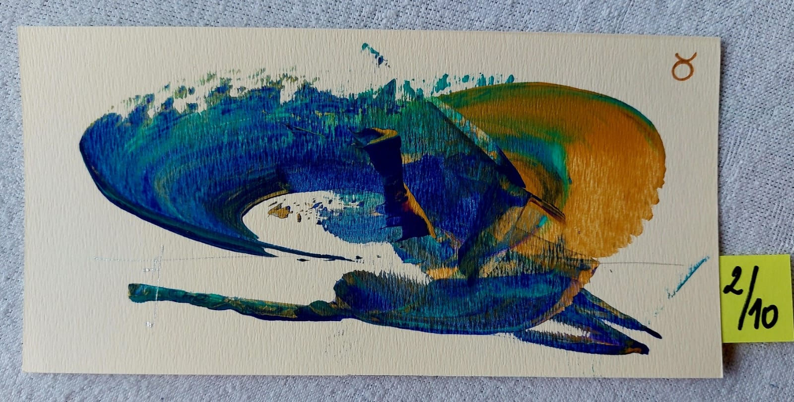 Býk Energetický obrázek + afirmace BÝK