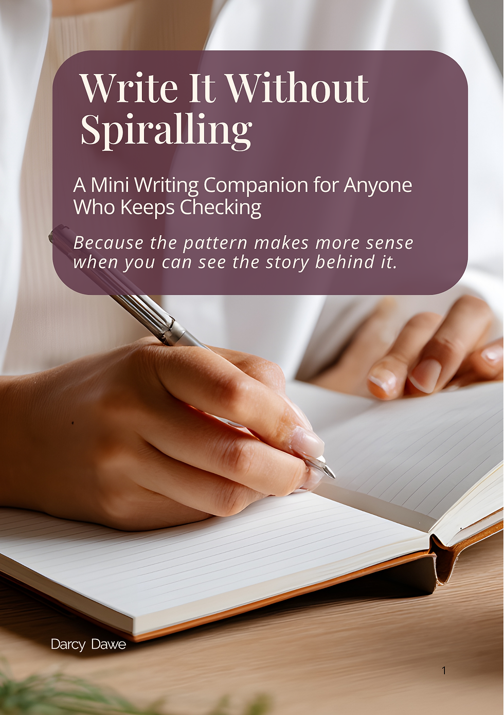 Write It Without Spiralling, a free writing companion with gentle prompts for moments when you keep returning to the same story.