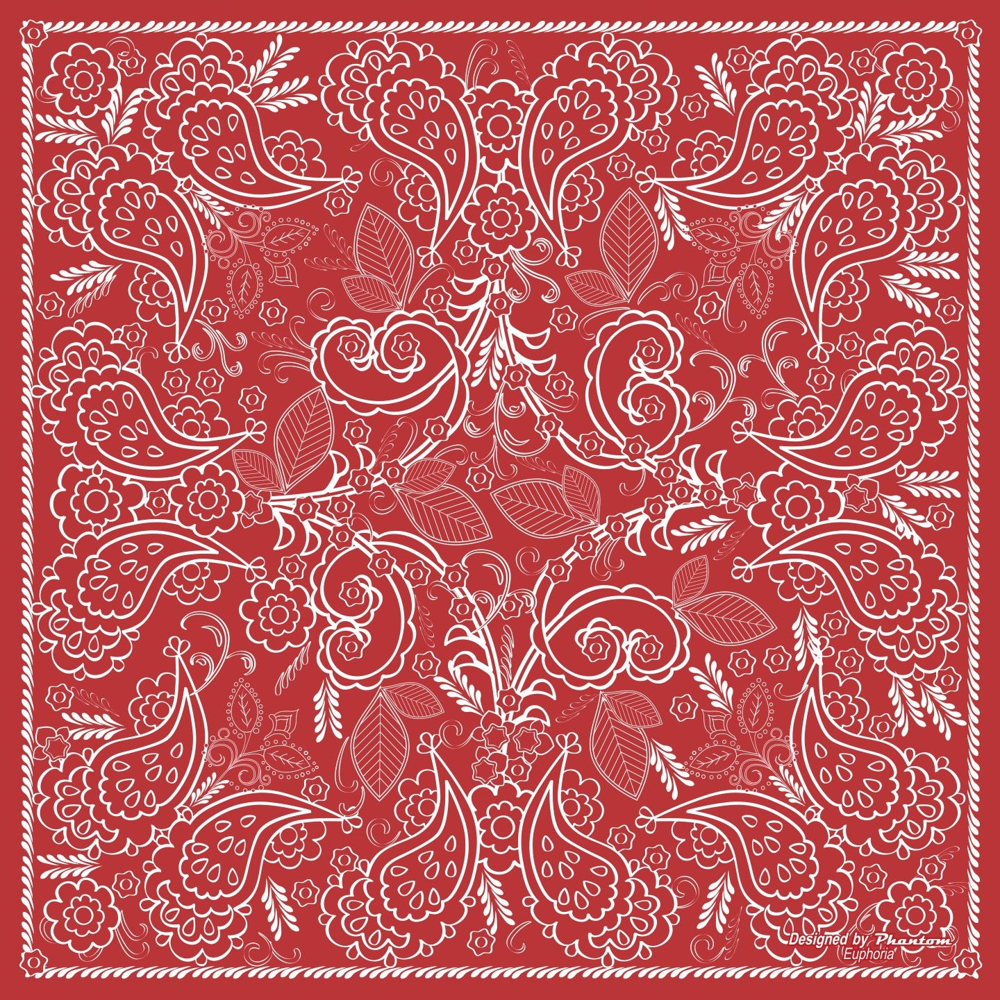 Euphoria silk handkerchief