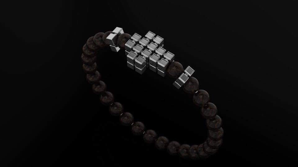Thumbnail: Cube Cross Bracelet