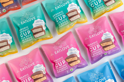 Création du logo et des emballages des chocolats Eatlove.