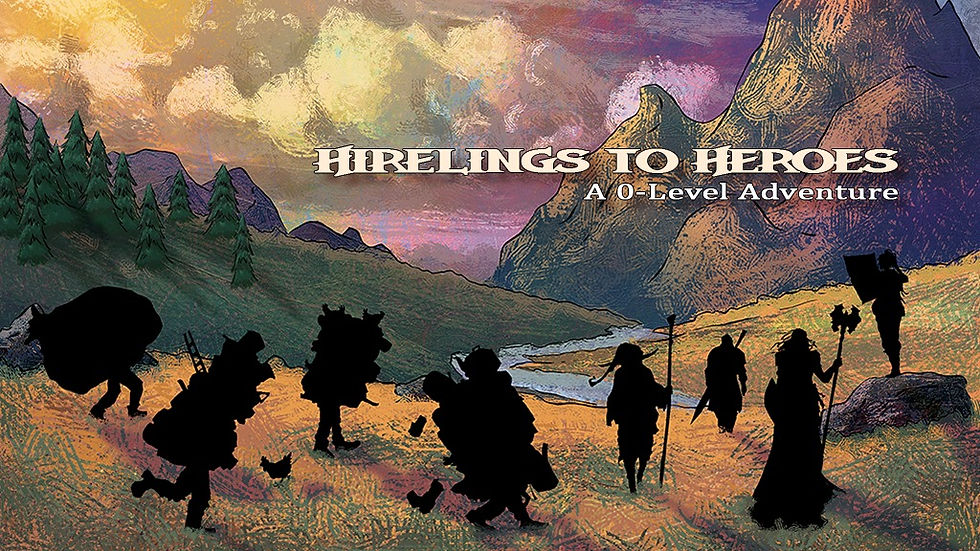 Magical Mishap Games: Hirelings to Heroes for DCC & ShadowDark