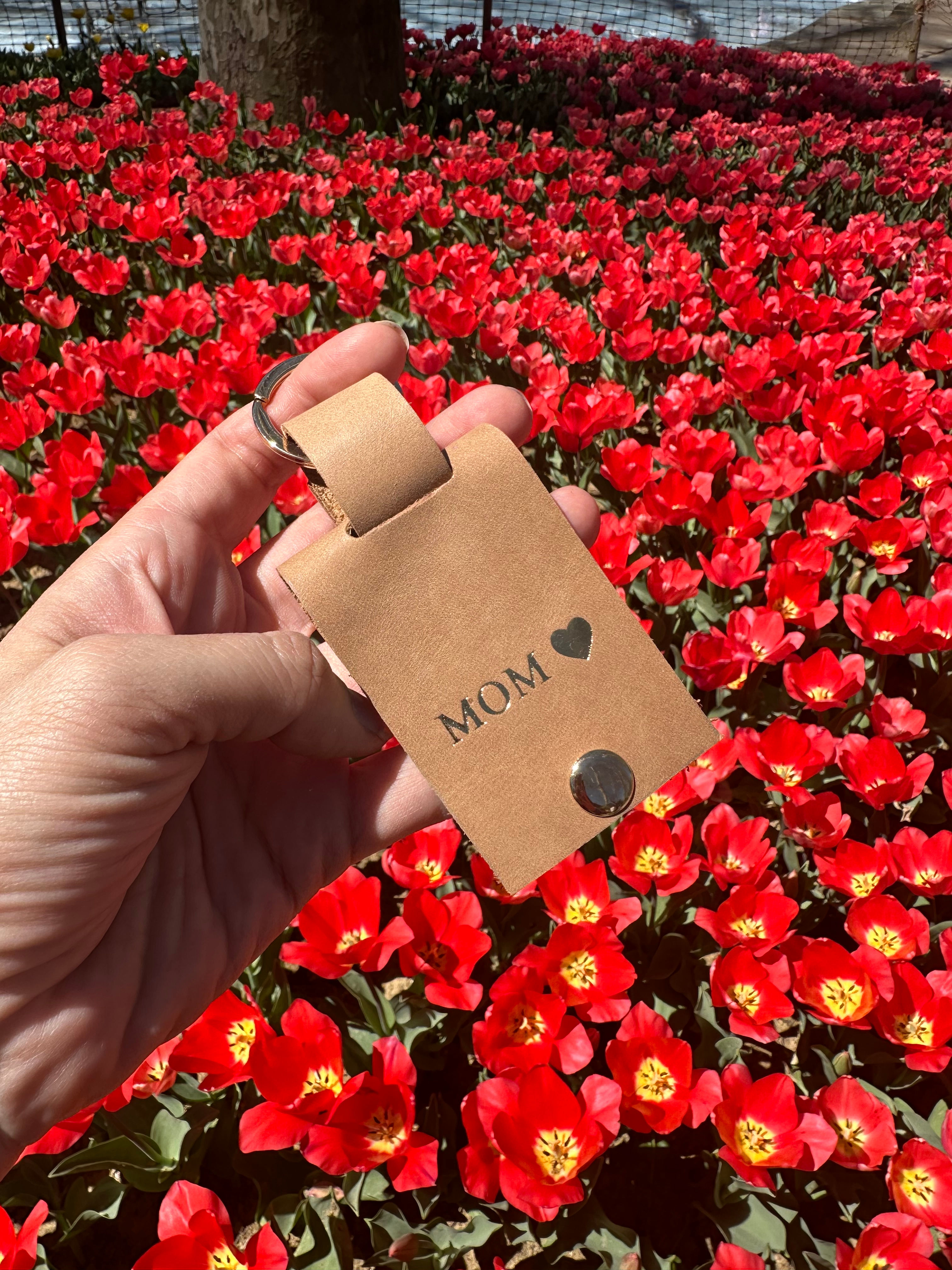 Anneler için Kişiselleştirilebilir Anahtarlık