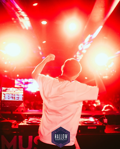 DJ playing Live