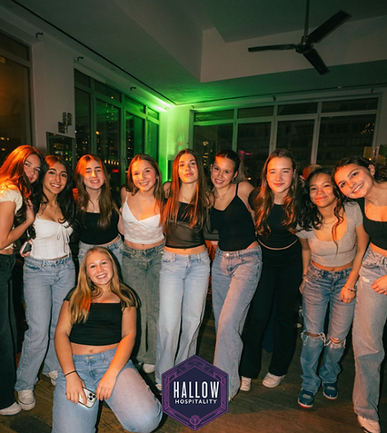 Teens with friends