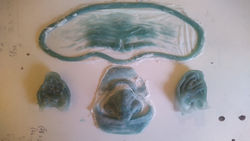 Prosthetic appliances silicone and gelatine