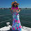 Thumbnail: Floral print long skirt