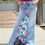 Thumbnail: Blue & pink long skirt