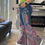 Thumbnail: Floral Print Jeans