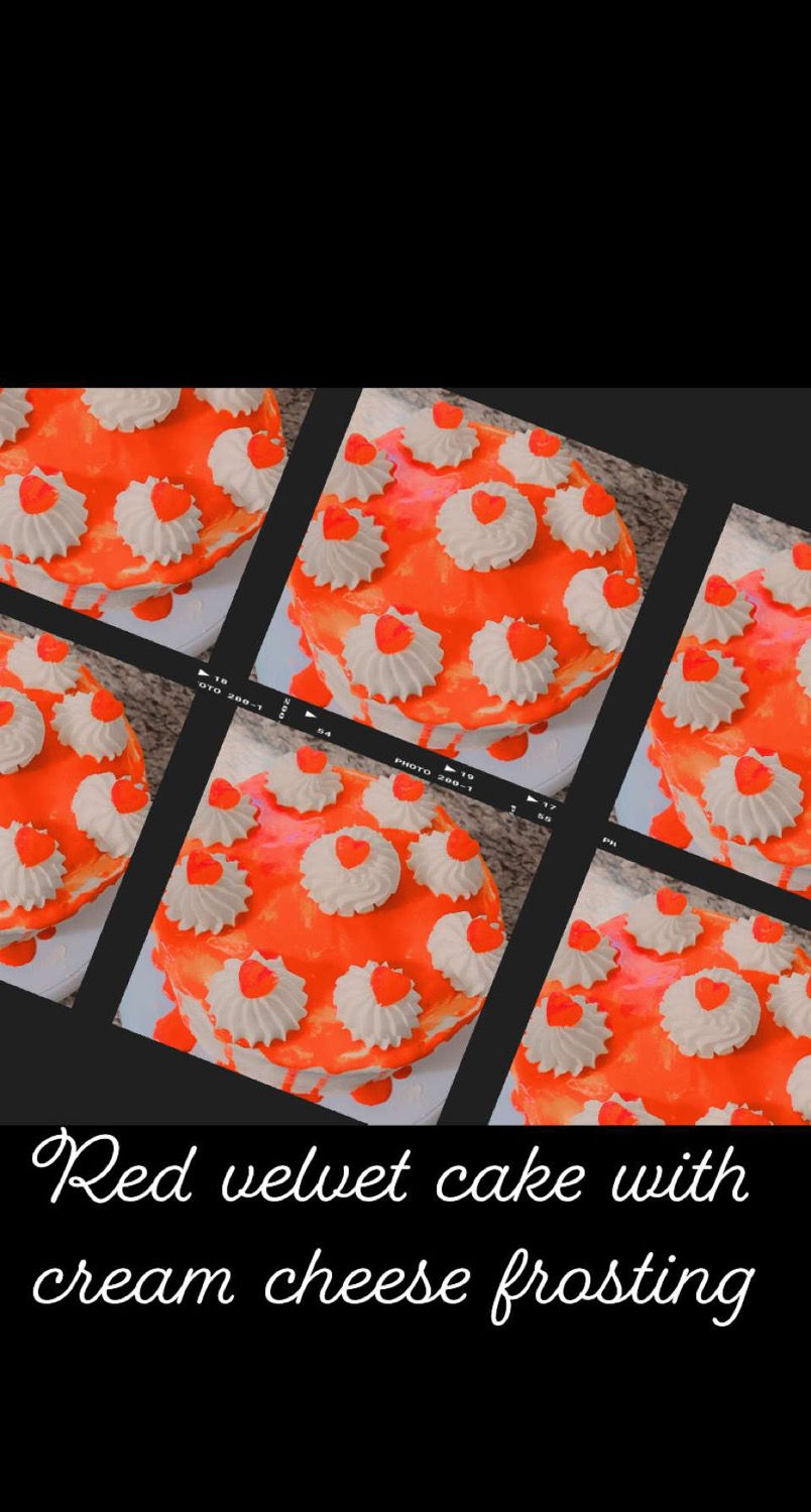 Thumbnail: 2 layer 8” Red velvet cake with cream cheese frosting 