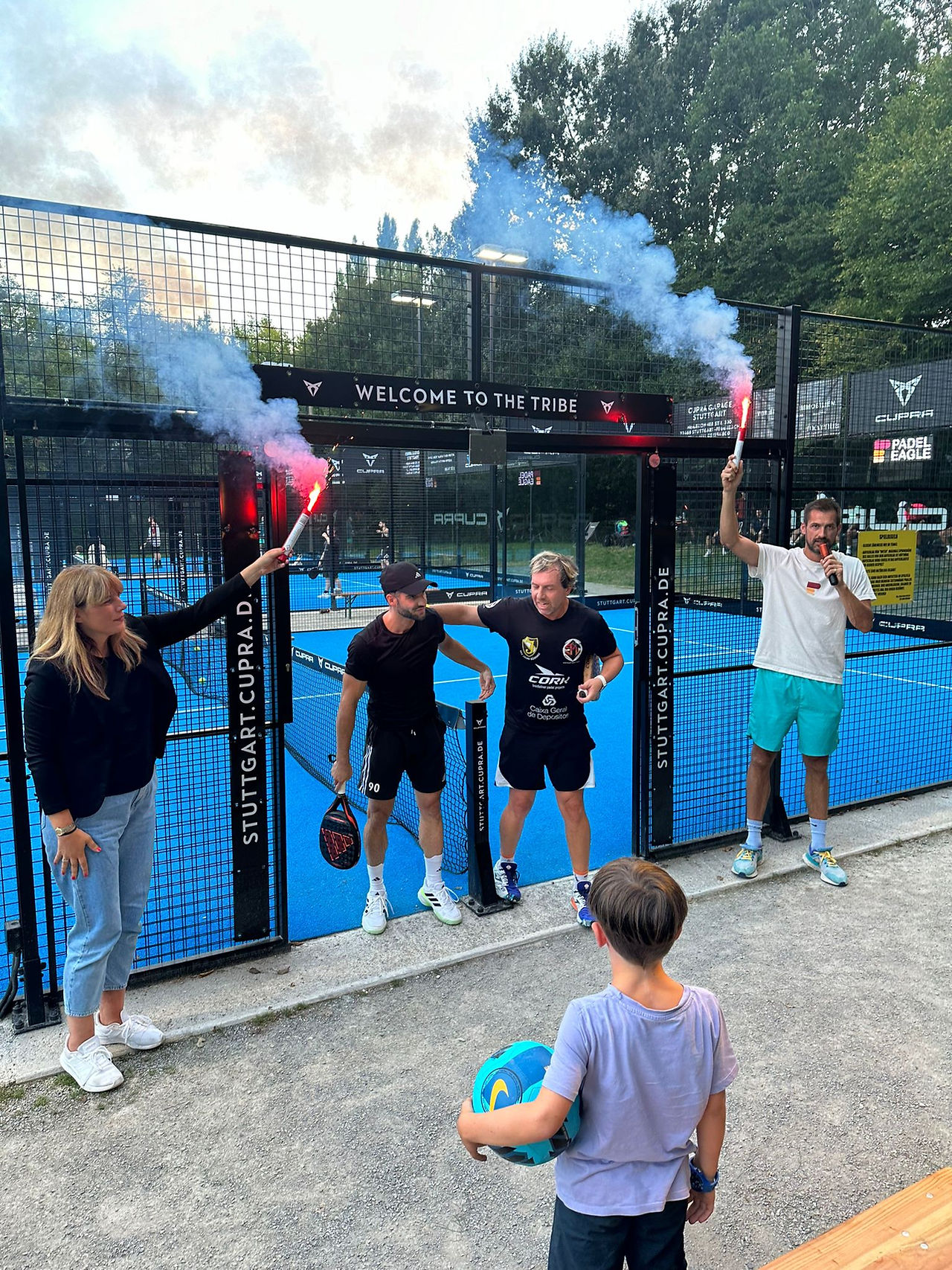 Siegerfoto Padel Turnier in Suttgart