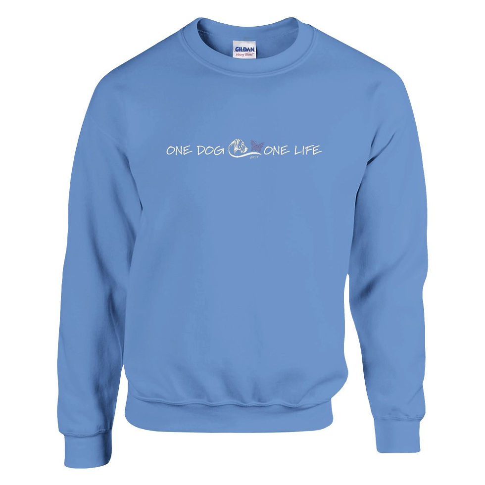 Thumbnail: One Dog One Life - Service Dog Support Crewneck