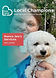Nanna Jen, Jen Lattier, holding a white dog. Contact Nanna Jen's Services.