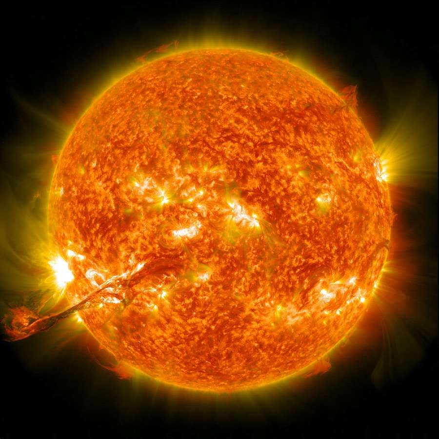 Closeup image of Sun