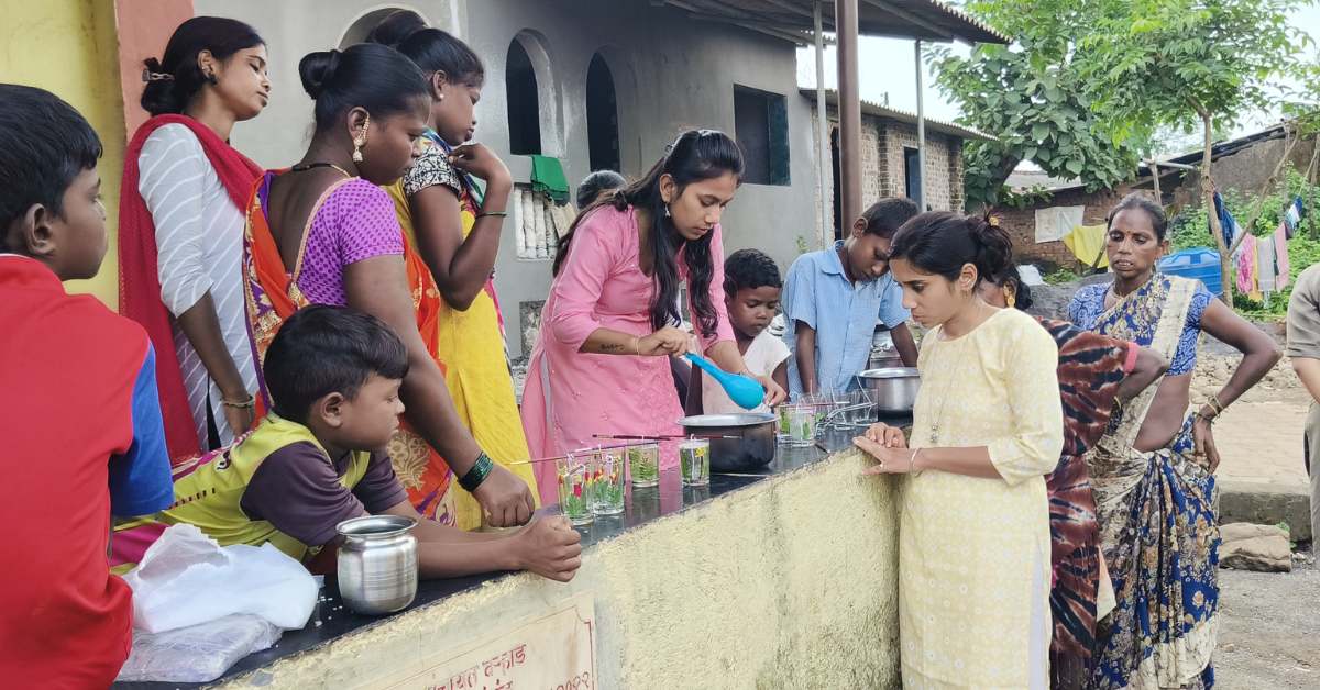 The social entrepreneur conducts skill training workshops for new artisans so they can build a sustainable livelihood