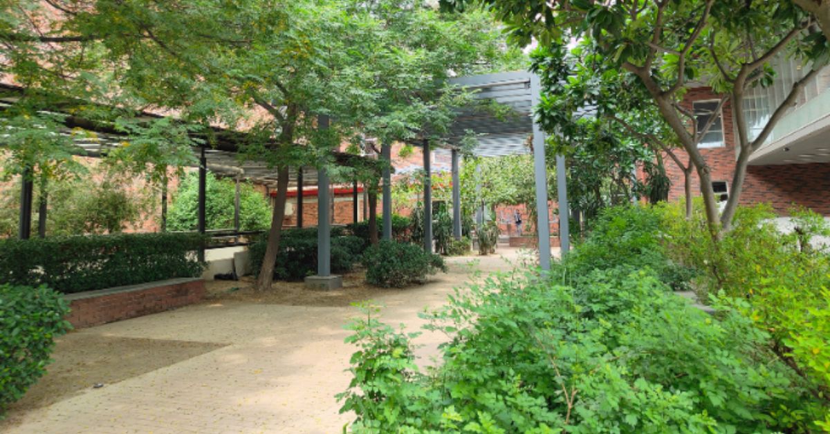 The Ashoka University campus was made on the foundation of sustainability. 