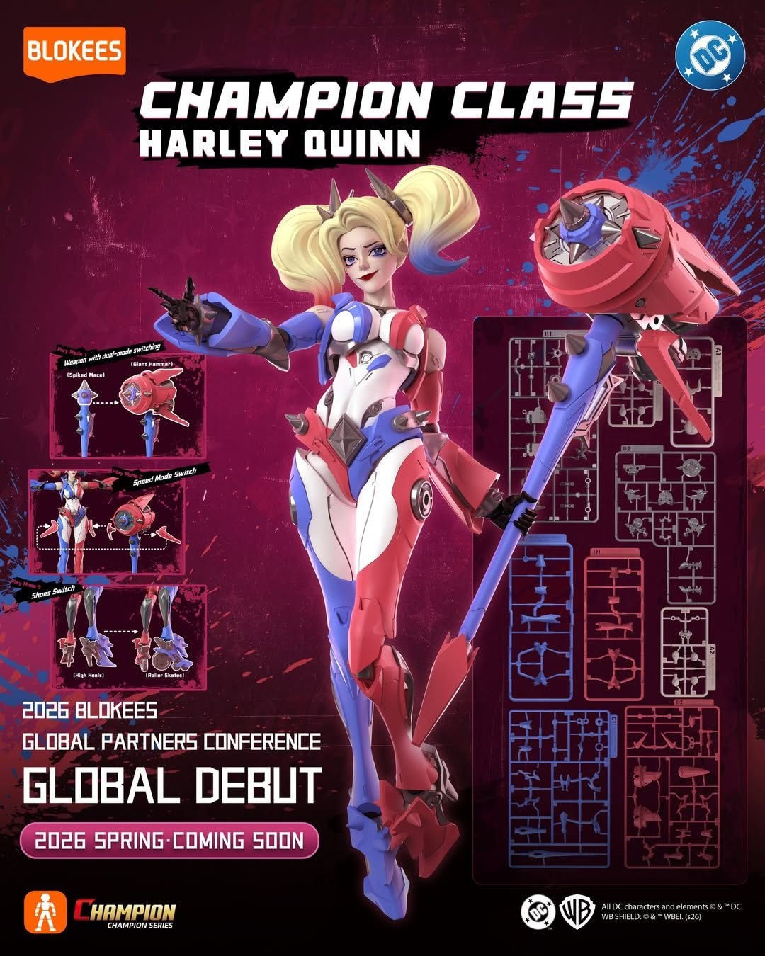 Licencia DC Comics | CHAMPION Class 04 Harley Quinn