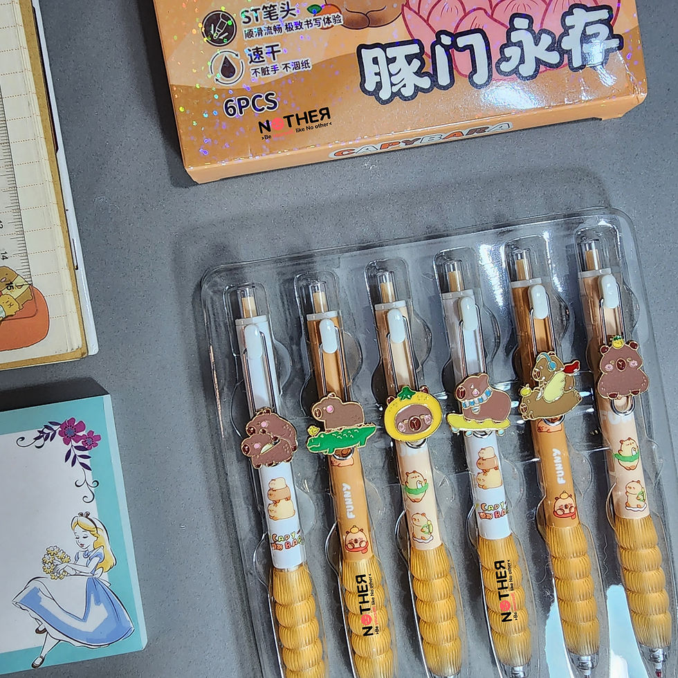 Miniatura: Caja de Bolígrafos x 6 - Chigüiro/Capibara 