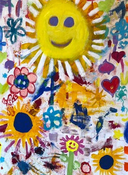 Hearts, Flowers, Smiley Faces