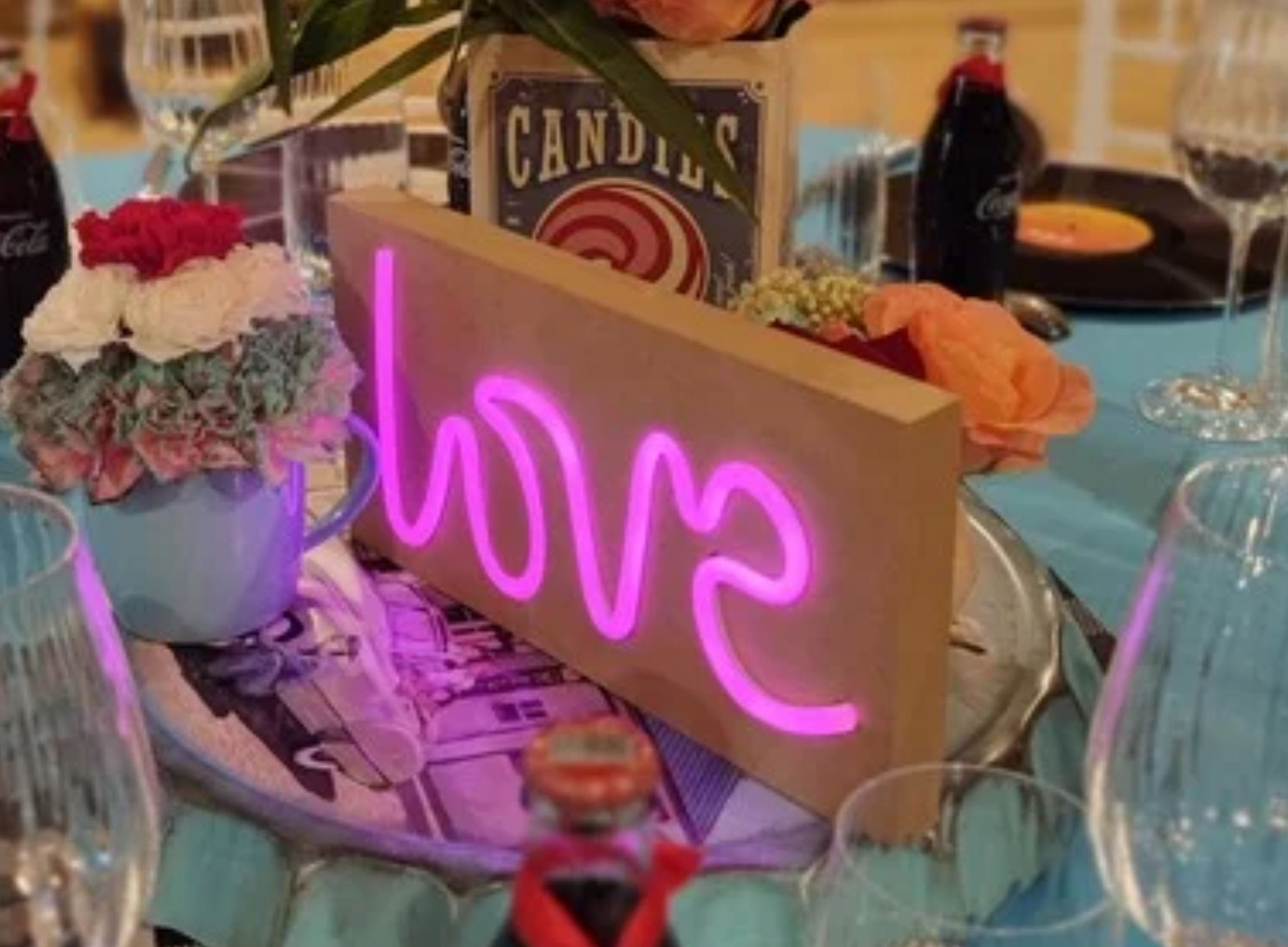 Love néon à poser