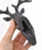 Miniatura: Suporte de Chave em Cervo Vintage Decorativo